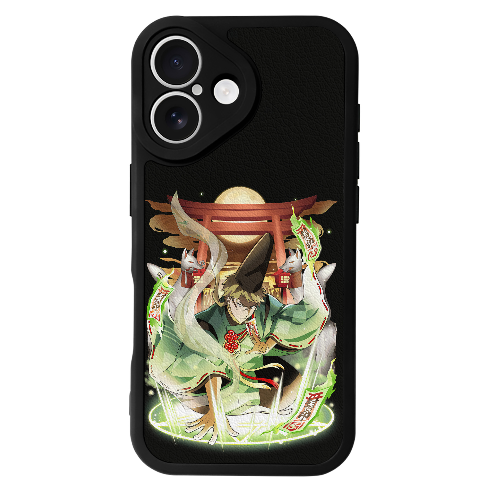 （画像用） 文豪ストレイドッグス Bungo Stray Dogs 【iPhone 16シリーズ対応】シリコンスマホケース（レザー調） 材質：シリコン